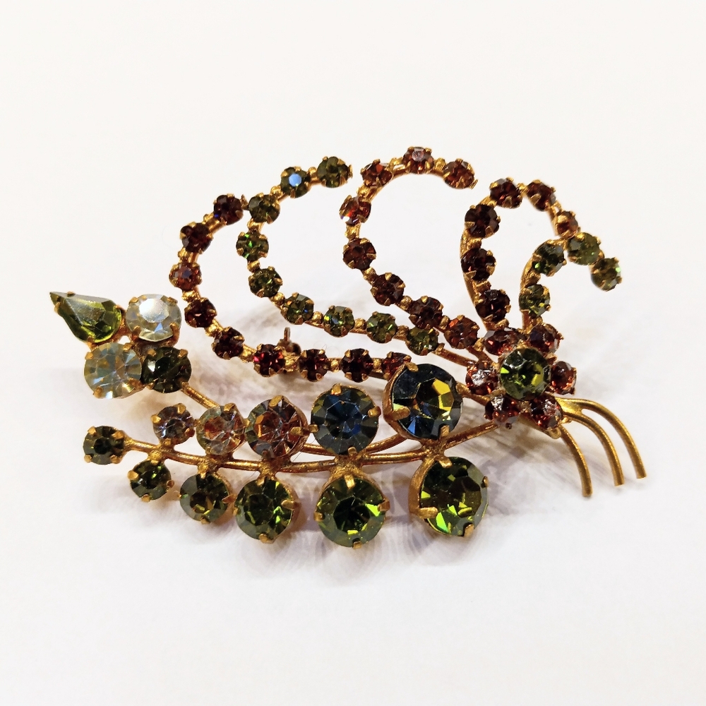 Vintage Austrian Rhinestone Brooch